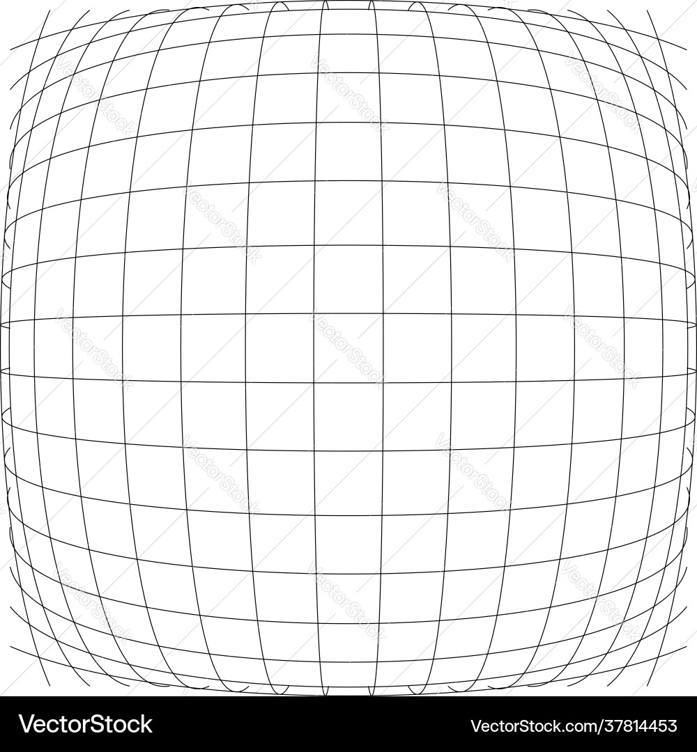 Grid mesh lattice grating with distort deform Vector Image