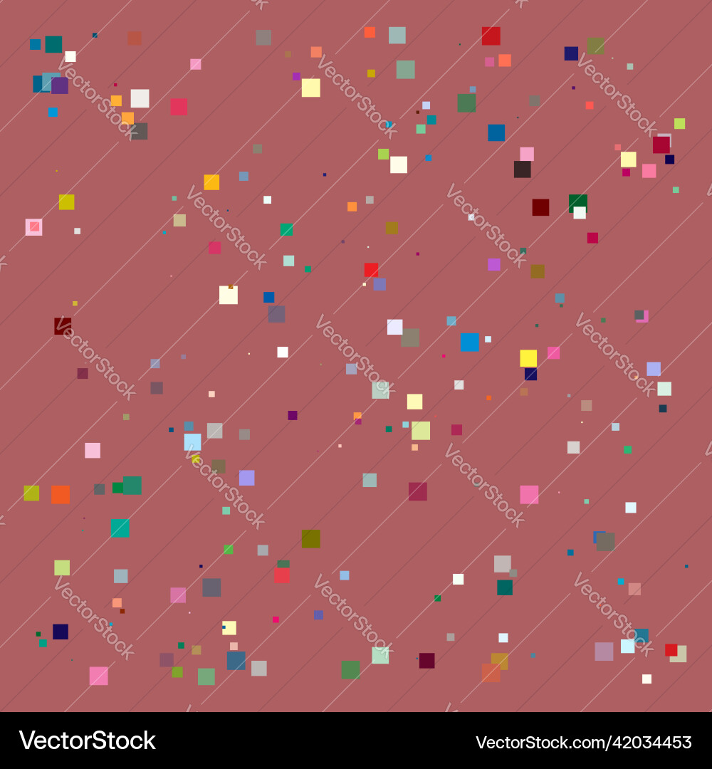 Random scattered squares pattern texture element Random scattered squares pattern texture element vector image
