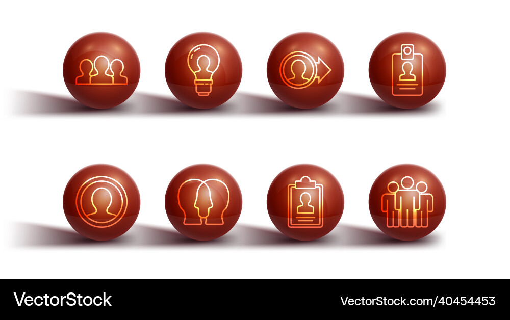 Set line users group create account screen Set line users group create account screen vector image