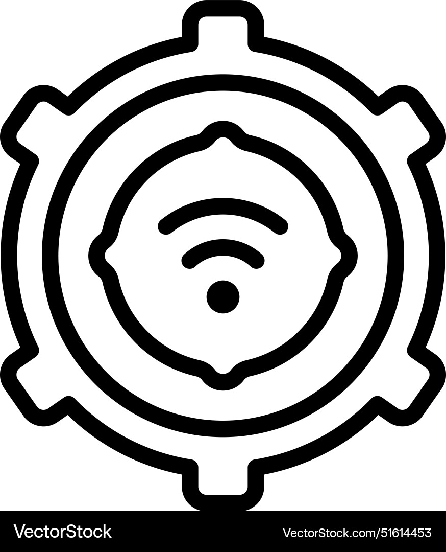 Wifi configuration icon Wifi configuration icon vector image