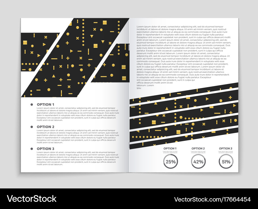 Abstract layout background set for art Vector Image