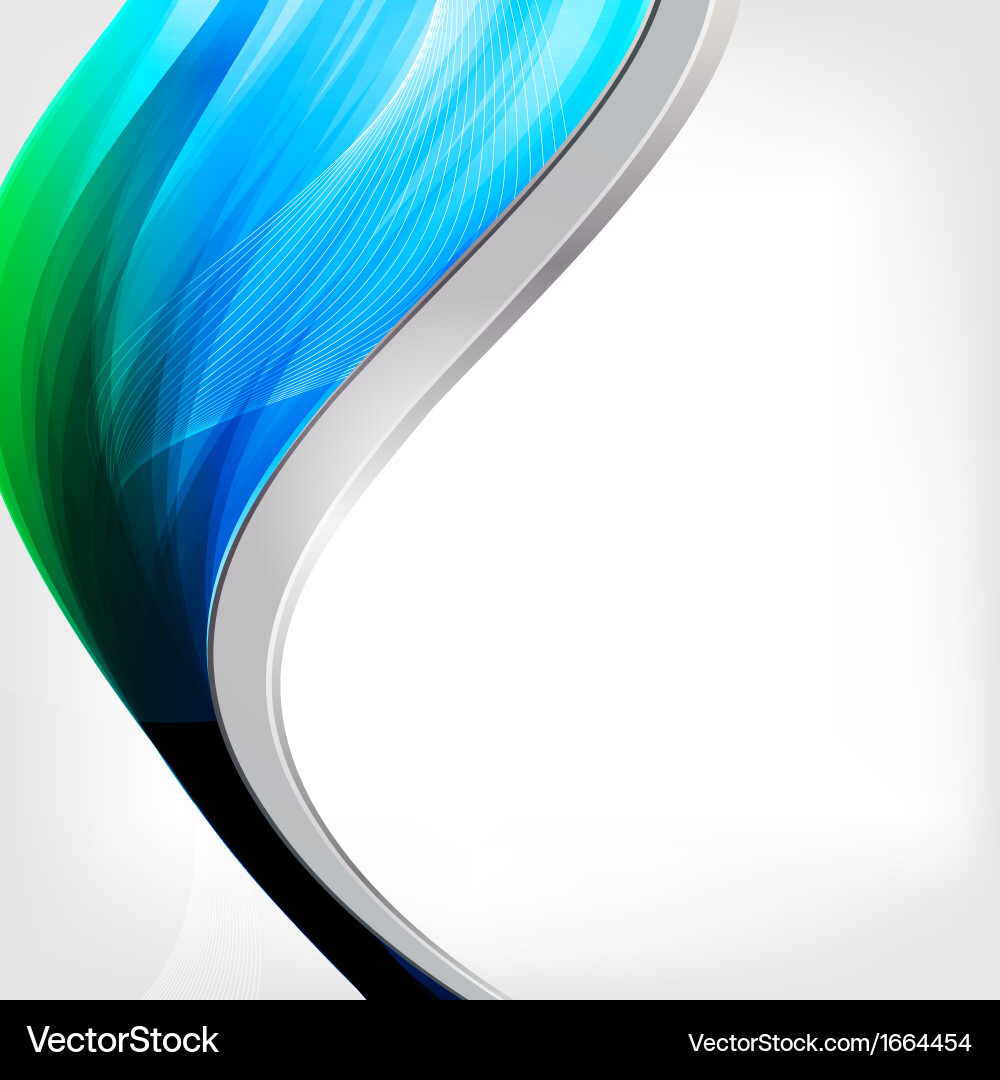 Dynamic Abstract Wave Background Vector Image