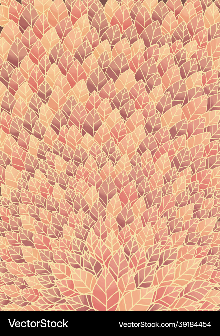 Romantic fall leaves border for autumn Romantic fall leaves border for autumn vector image