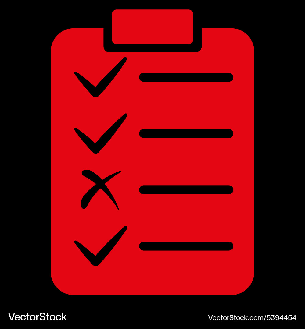 Task list icon from commerce set vector image