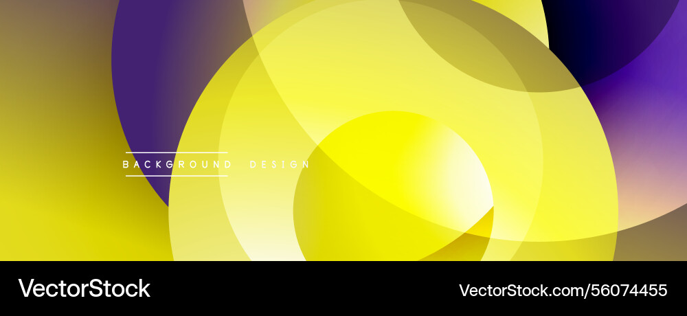 Abstract composition with layered circular Abstract composition with layered circular Vector Image