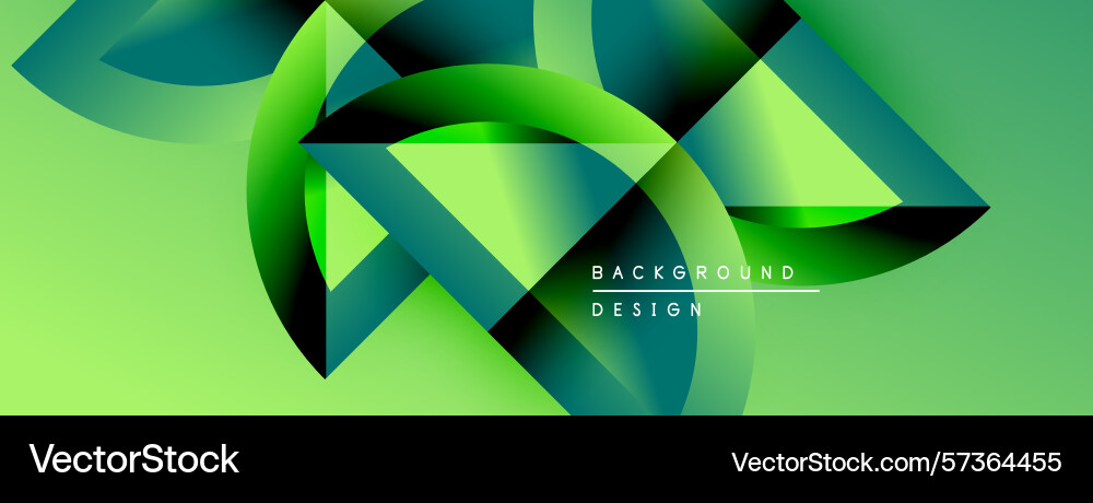 Abstract green design dynamic flowing shapes Abstract green design dynamic flowing shapes Vector Image