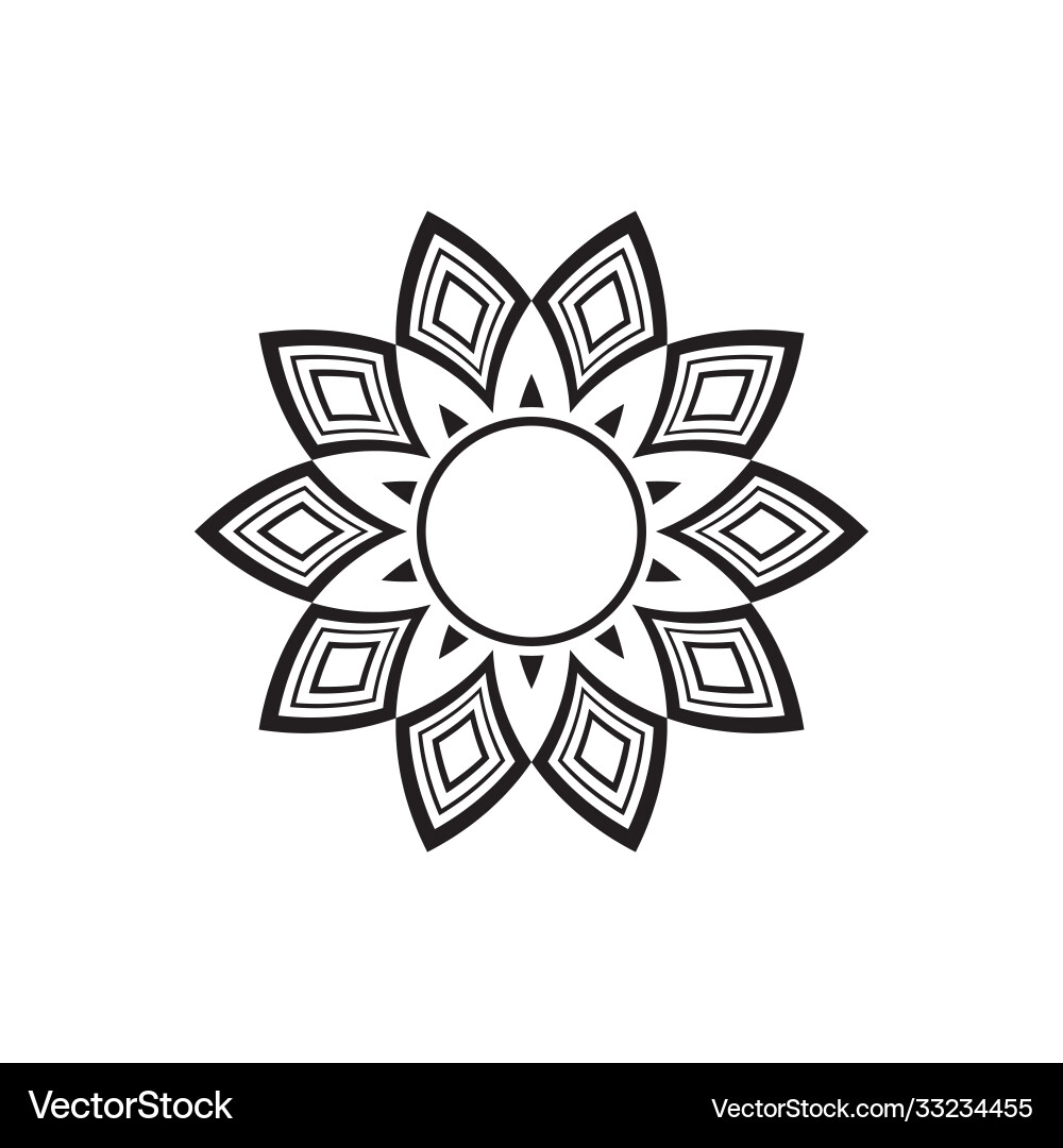 Circular pattern in form mandala Circular pattern in form mandala vector image
