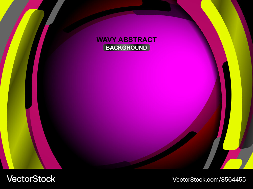 Dynamic Wavy Gradient Background vector image