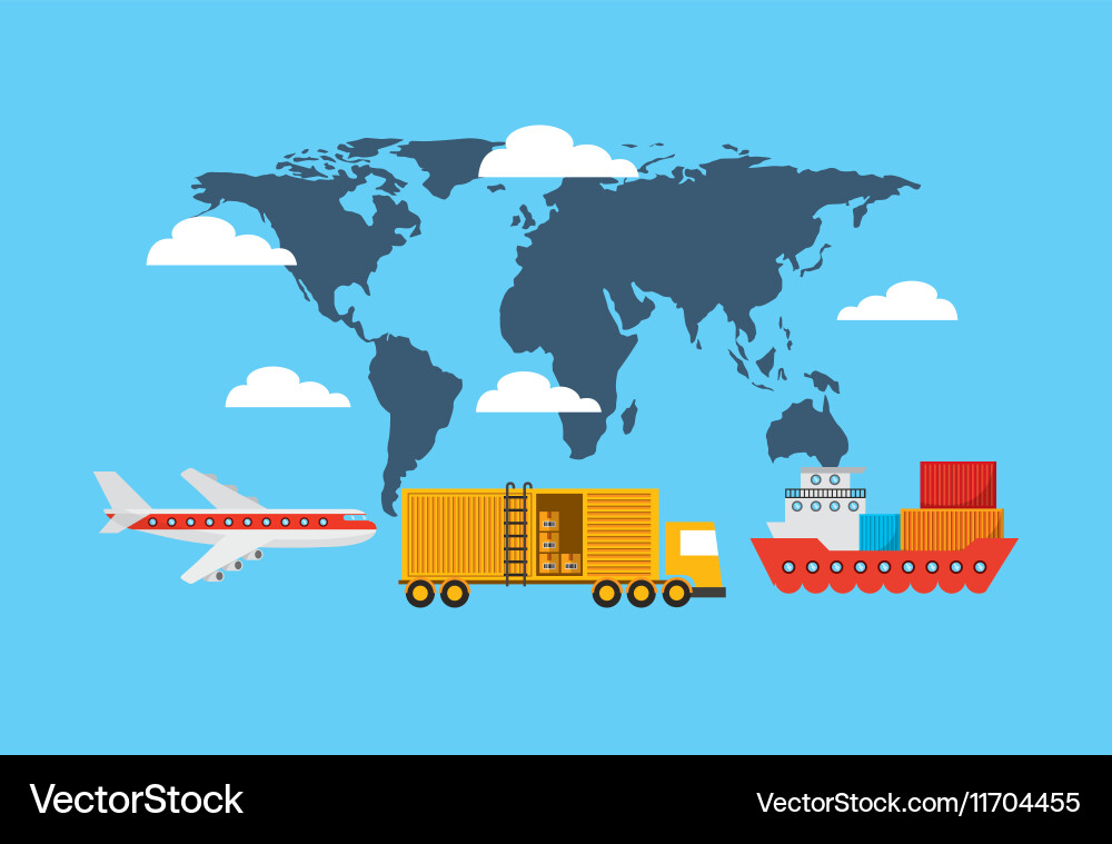 Export and import design vector image
