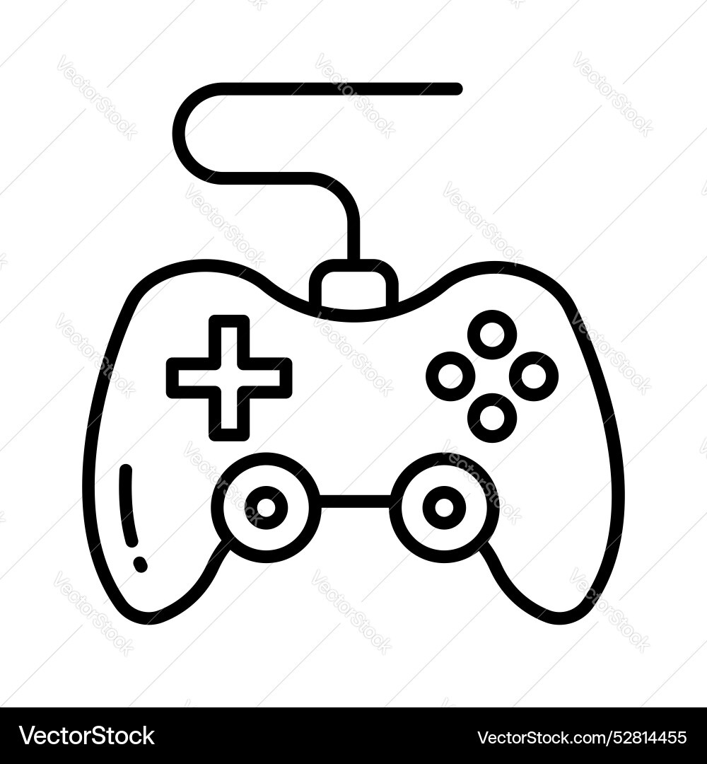 Game console or controller computer gaming Vector Image