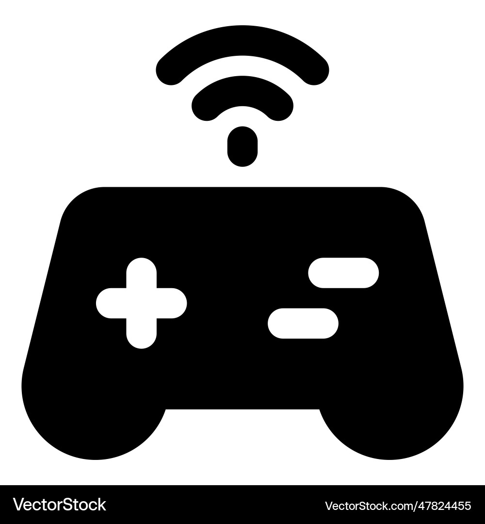 Internet connected joystick for controlling vector image