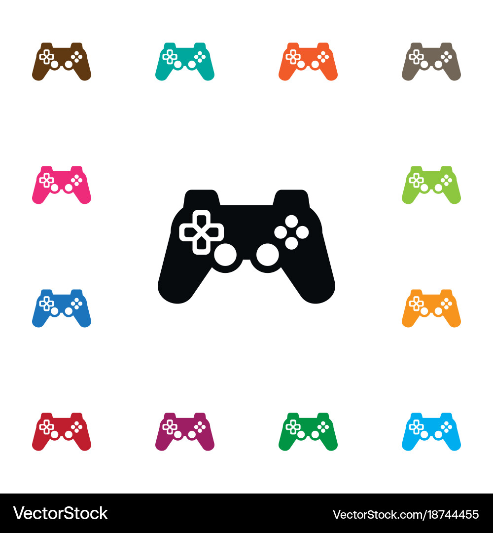 Isolated keypad icon gadget element can vector image