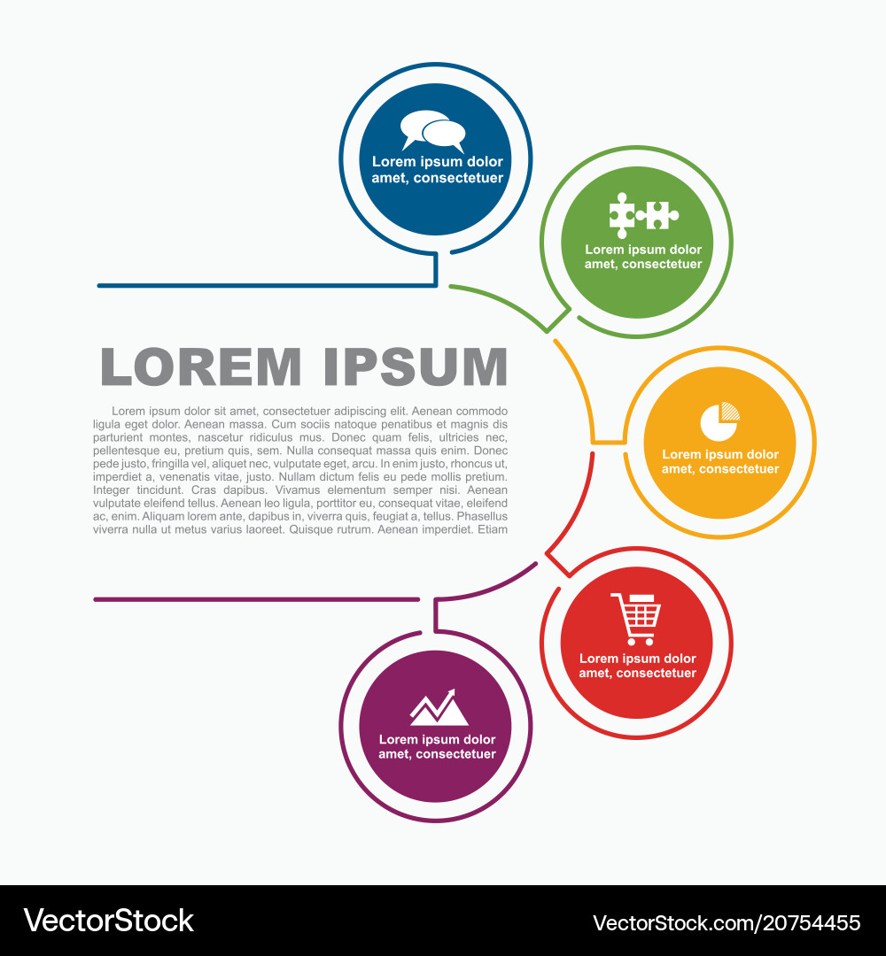 Workflow Diagram Template vector image