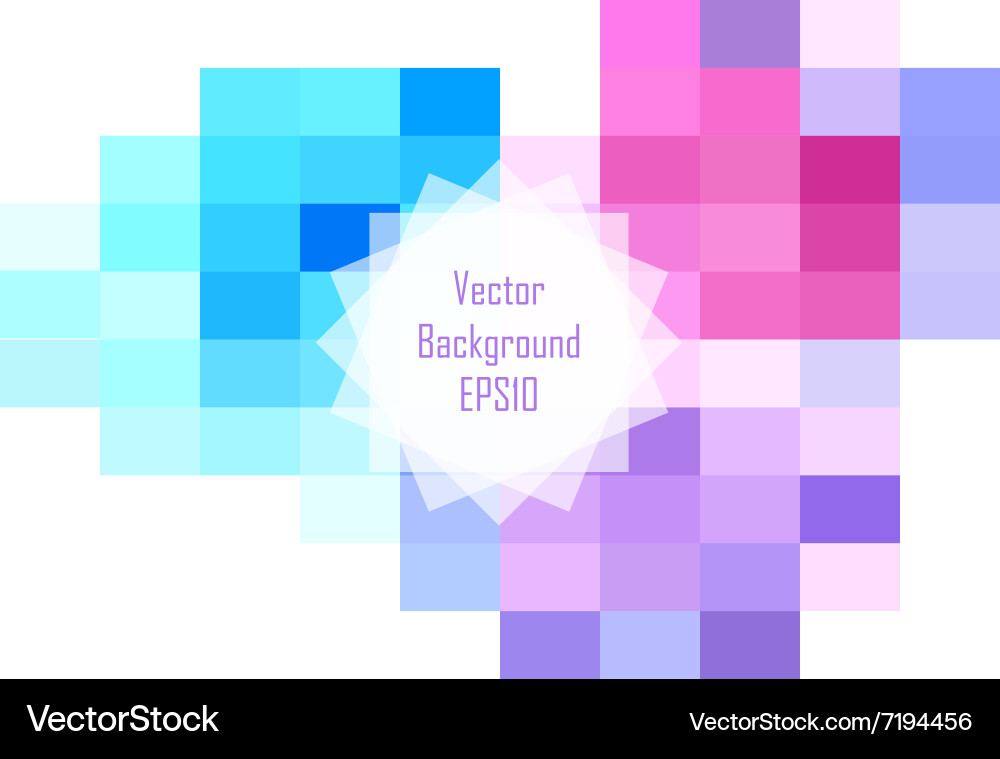 Abstract colorful rectangular background design Vector Image