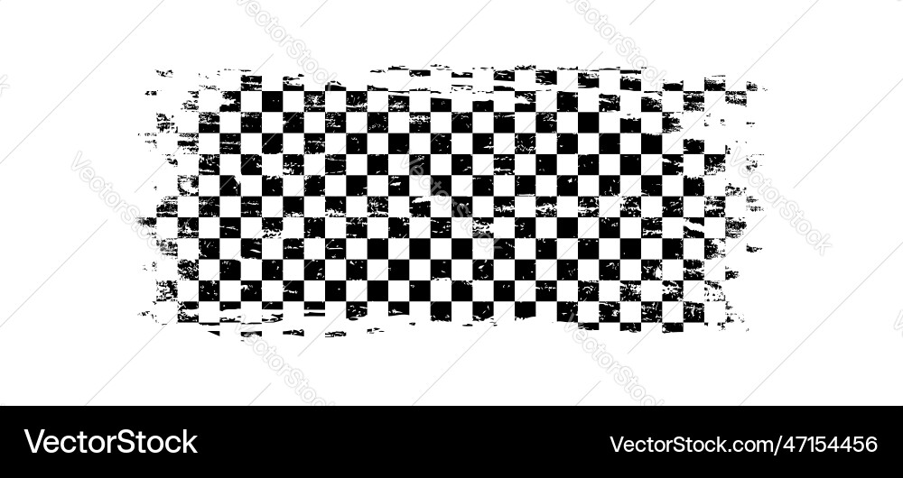Checkered Racing Flag Background vector image
