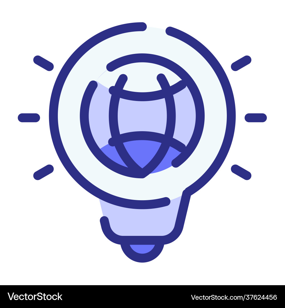 Idea creative seo optimize single isolated icon Idea creative seo optimize single isolated icon vector image