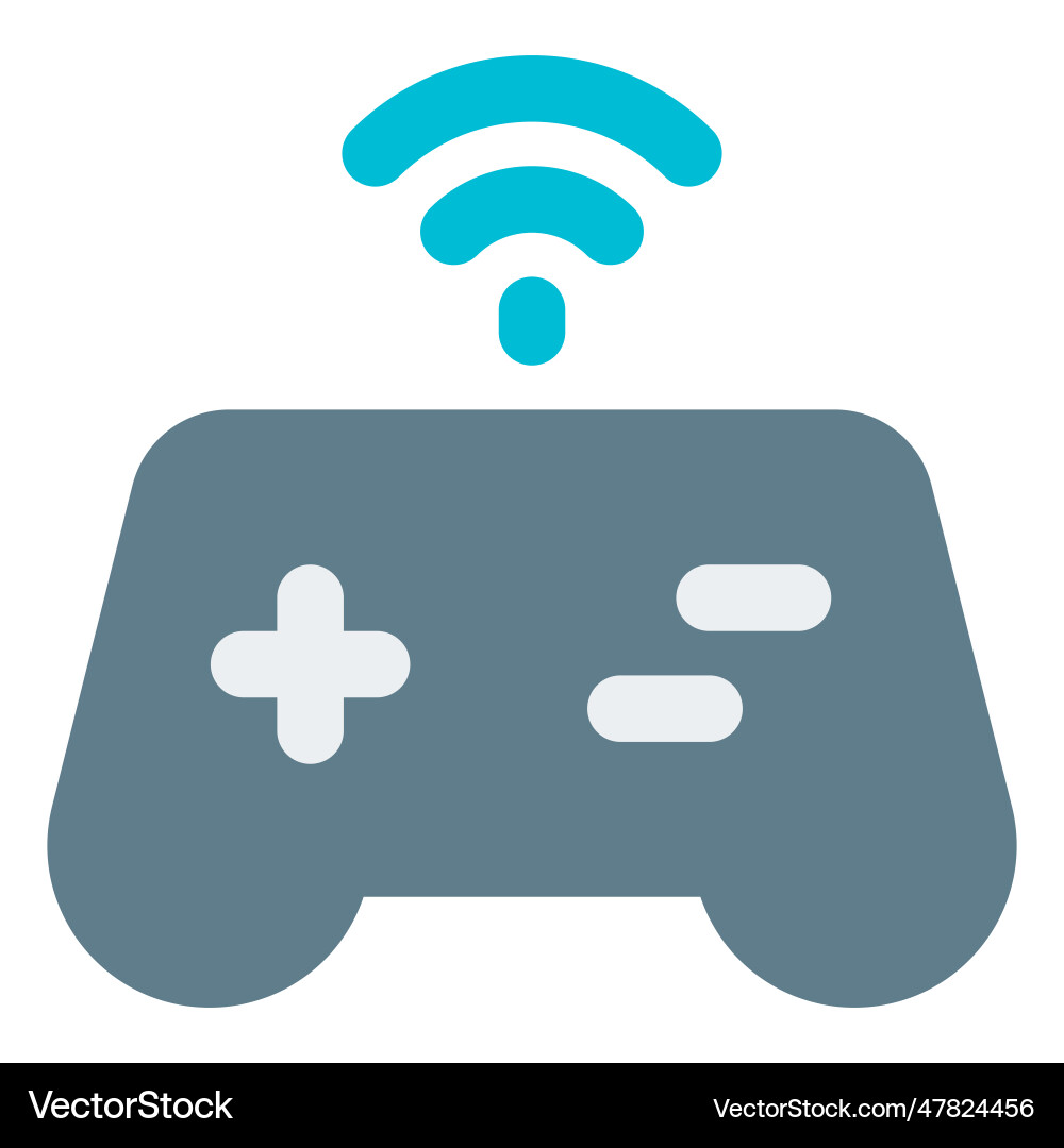 Internet connected joystick for controlling vector image