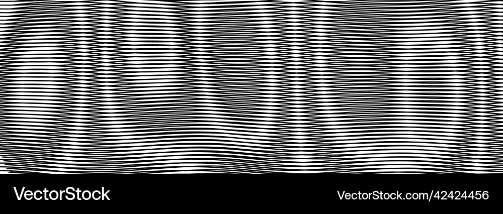 Monochrome horizontal linear banner with rounded Monochrome horizontal linear banner with rounded vector image