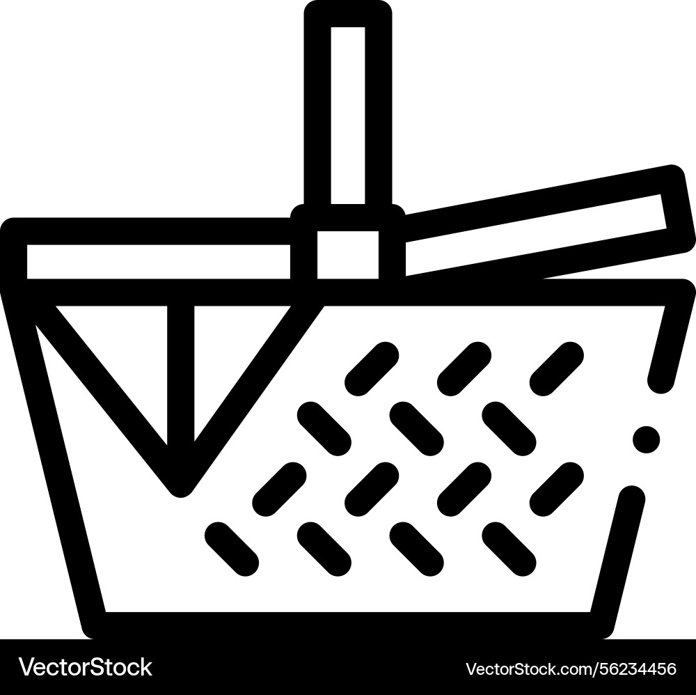 Pico cao icon thin linear style design isolated Pico cao icon thin linear style design isolated vector image