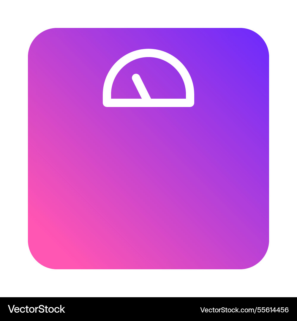Weight scale icon on gradient background design Vector Image
