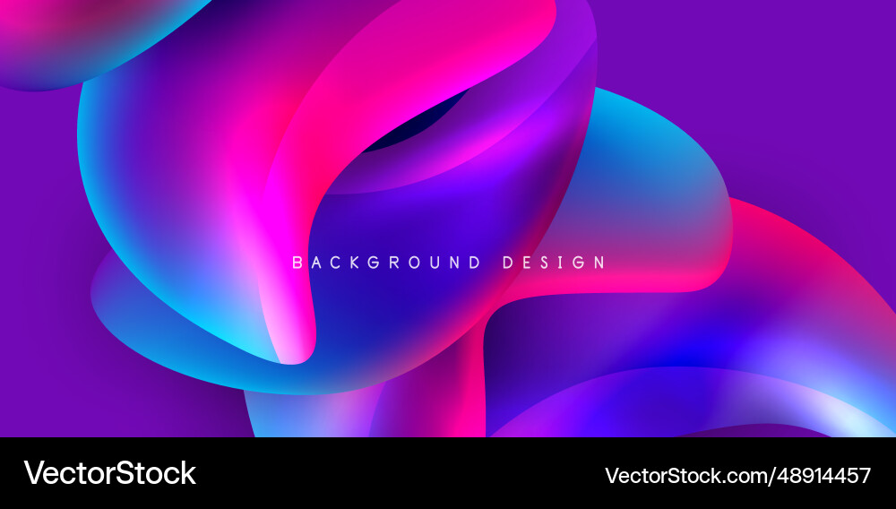Fluid color liquid 3d elements abstract background Fluid color liquid 3d elements abstract background Vector Image