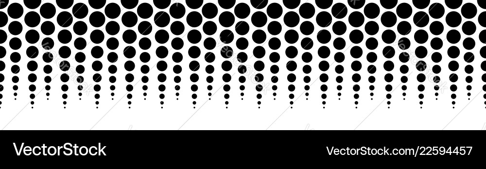 Halftone dotted pattern background horizontally Vector Image