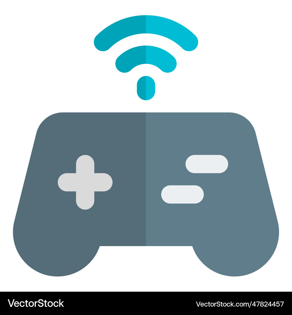 Internet connected joystick for controlling vector image