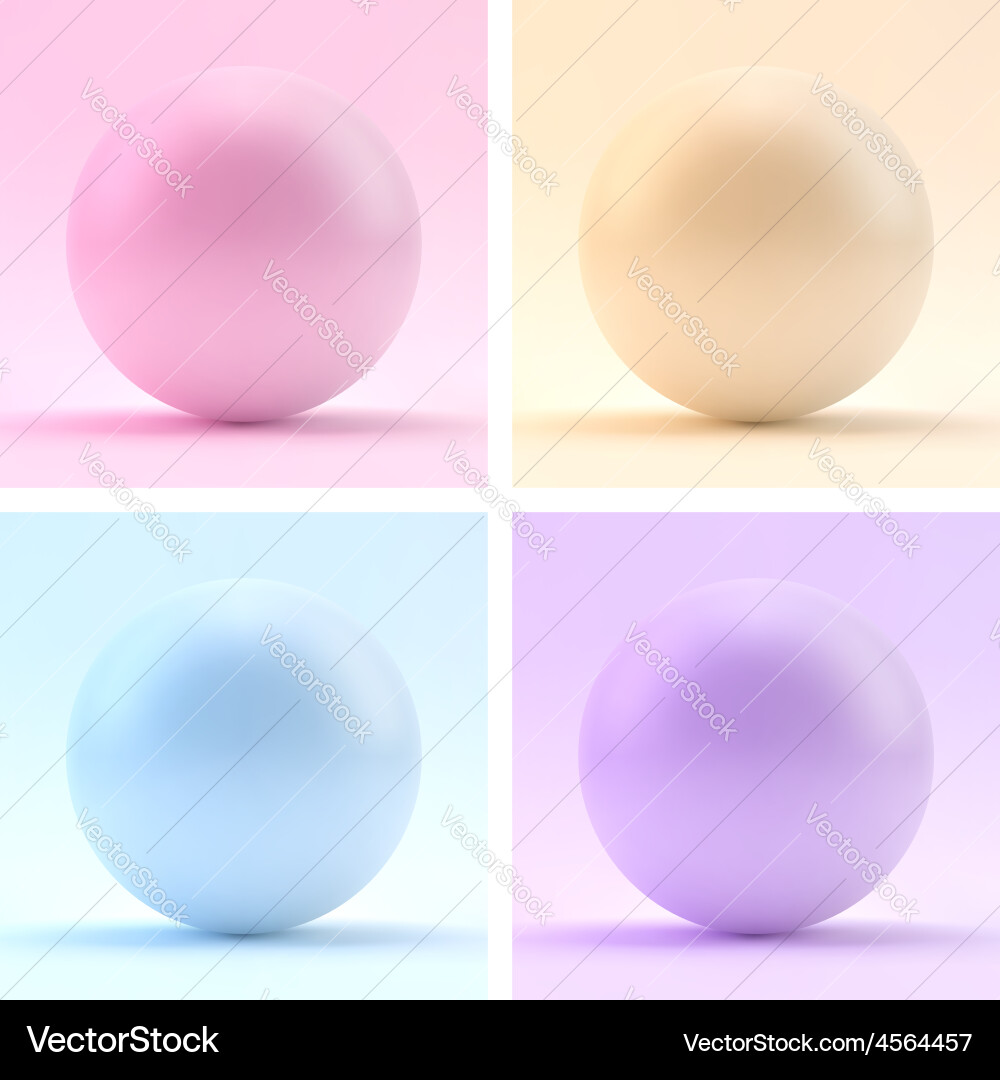 Sphere 3d template abstract Vector Image