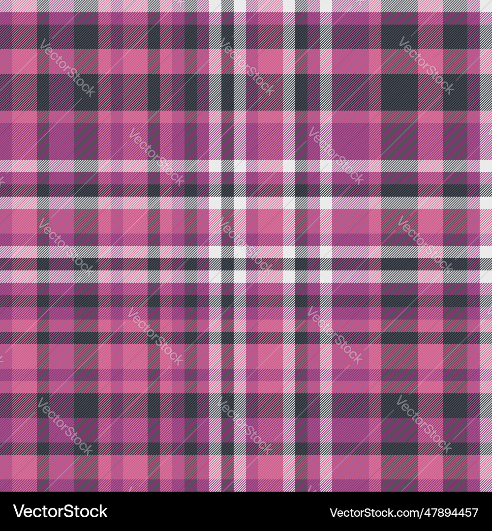 Textile texture of fabric check pattern Vector Image