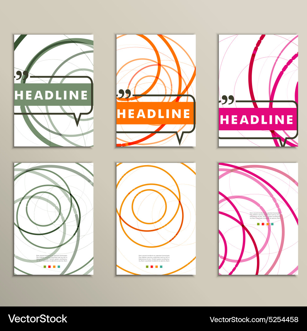 Abstract color lines on a white background vector image