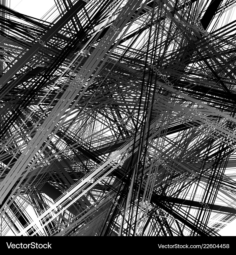 Abstract geometric with random chaotic elements Abstract geometric with random chaotic elements Vector Image