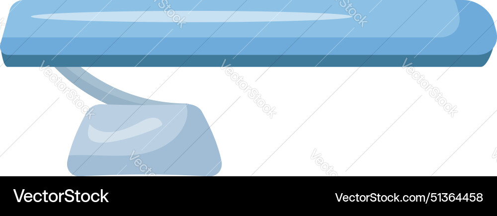 Cartoon style modern led desk lamp Royalty Free Vector Image