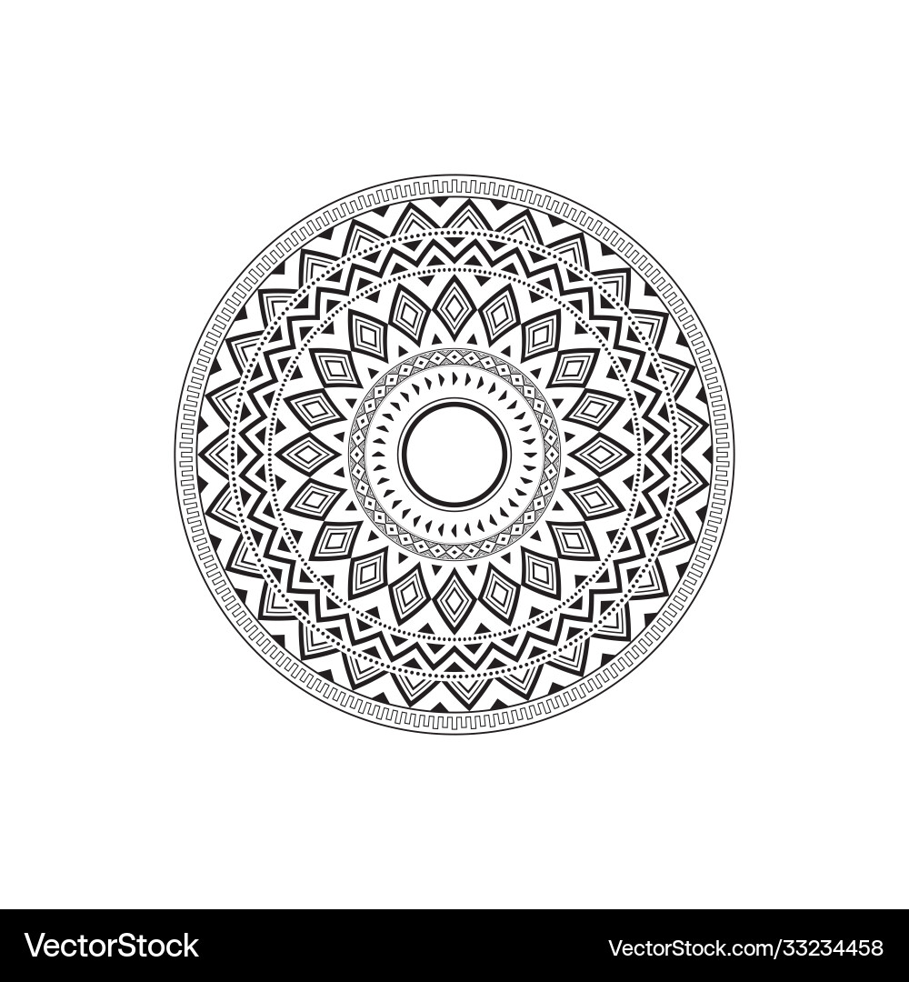 Circular pattern in form mandala Circular pattern in form mandala vector image