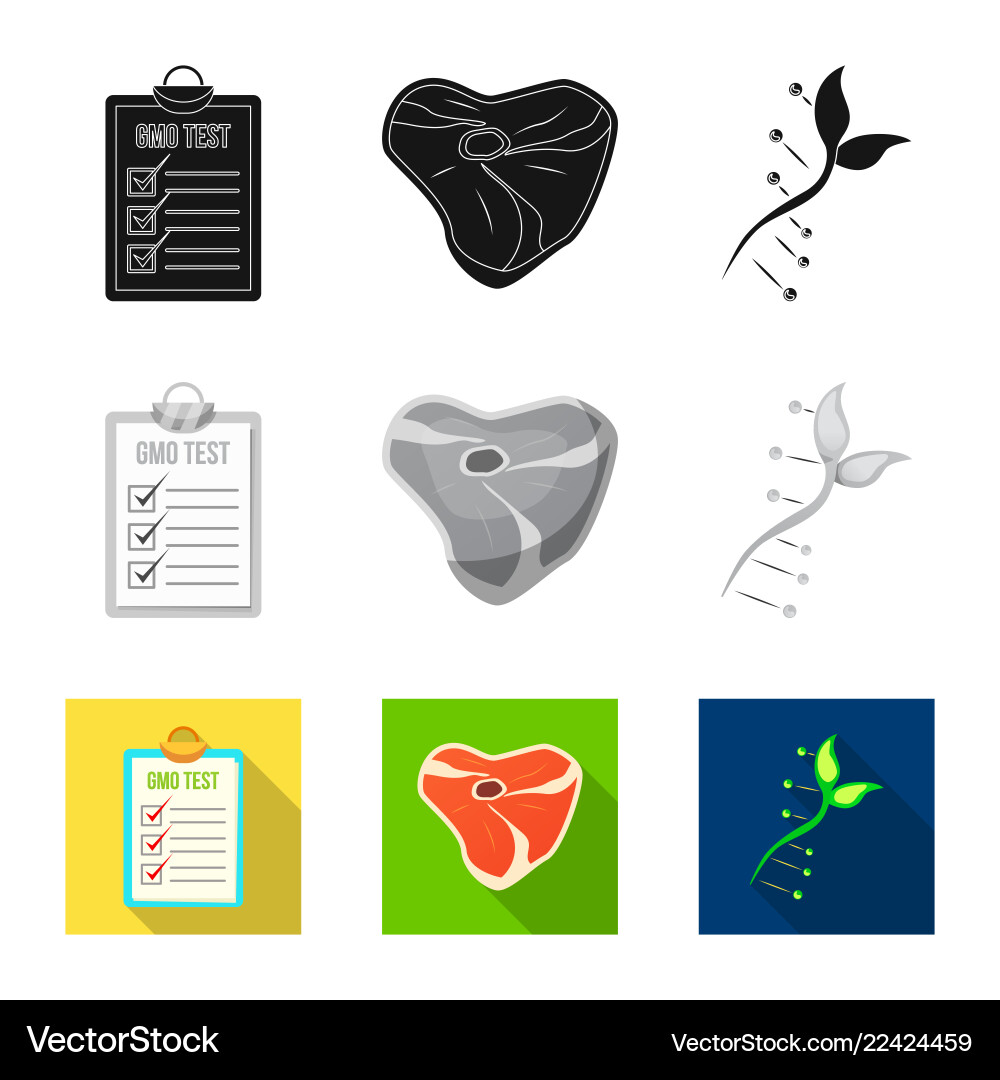 Isolated object of and sign set s vector image