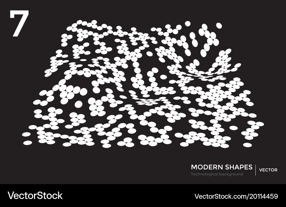 Tech Grid Background vector image