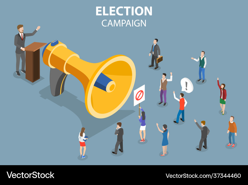 3d isometric flat conceptual Royalty Free Vector Image