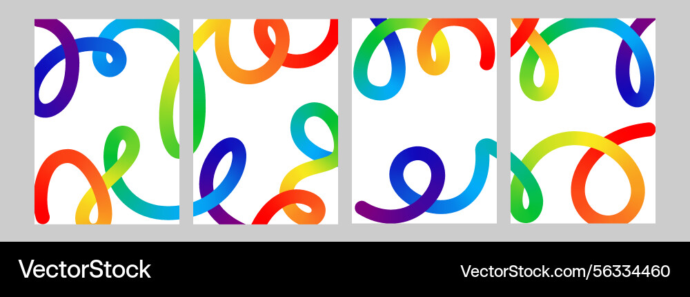 Abstract line shape color gradient bg 3d graphic Abstract line shape color gradient bg 3d graphic vector image