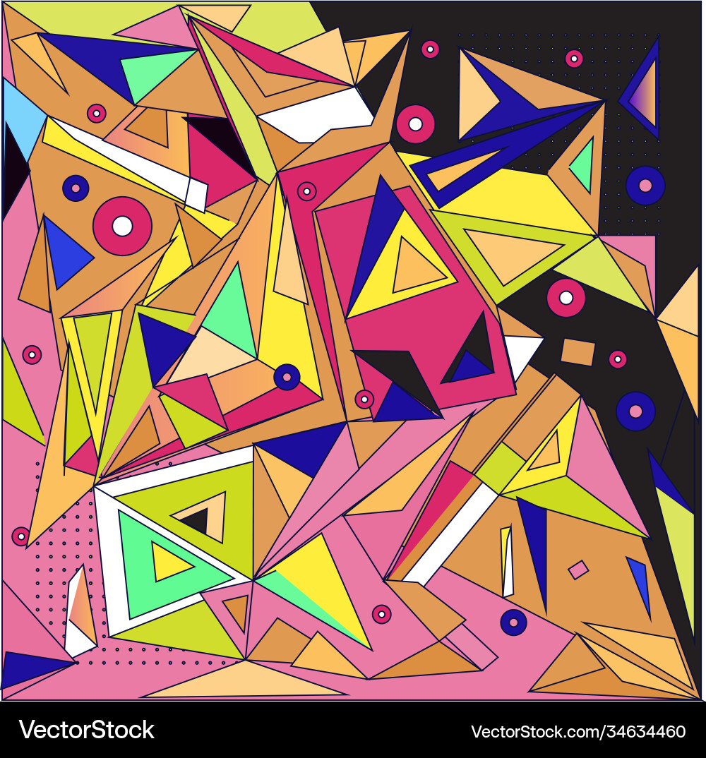 Abstract modern triangles background pattern Abstract modern triangles background pattern vector image