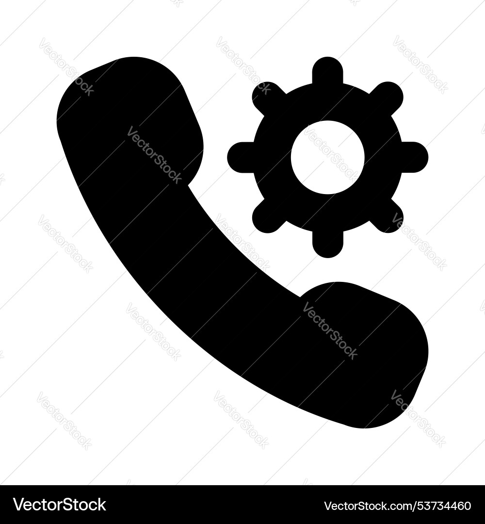 Call setting Vector Image