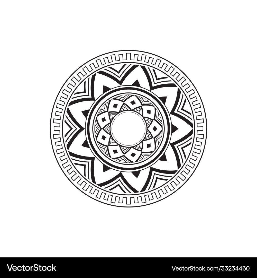 Circular pattern in form mandala Circular pattern in form mandala vector image