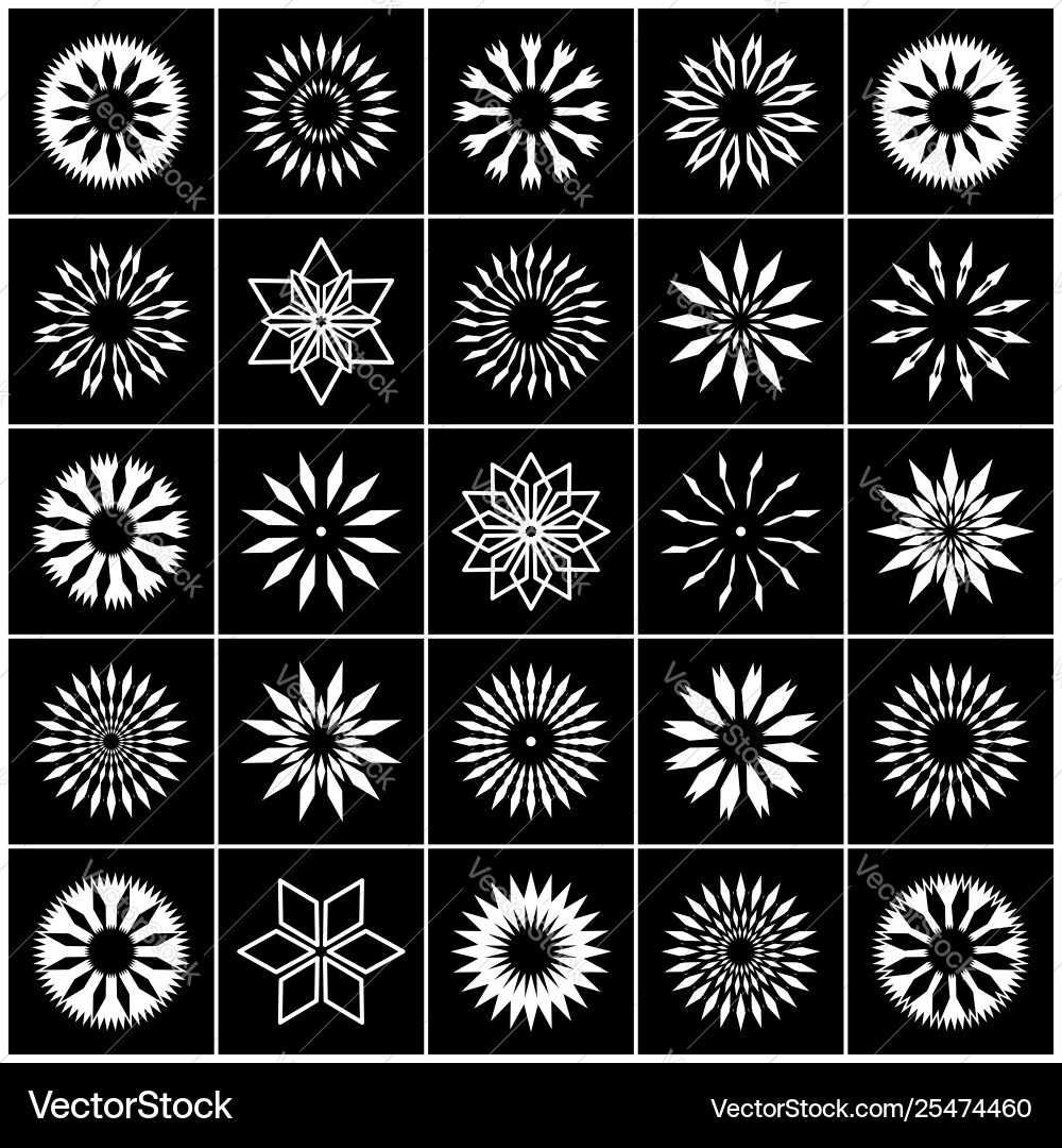 Design elements set Vector Image