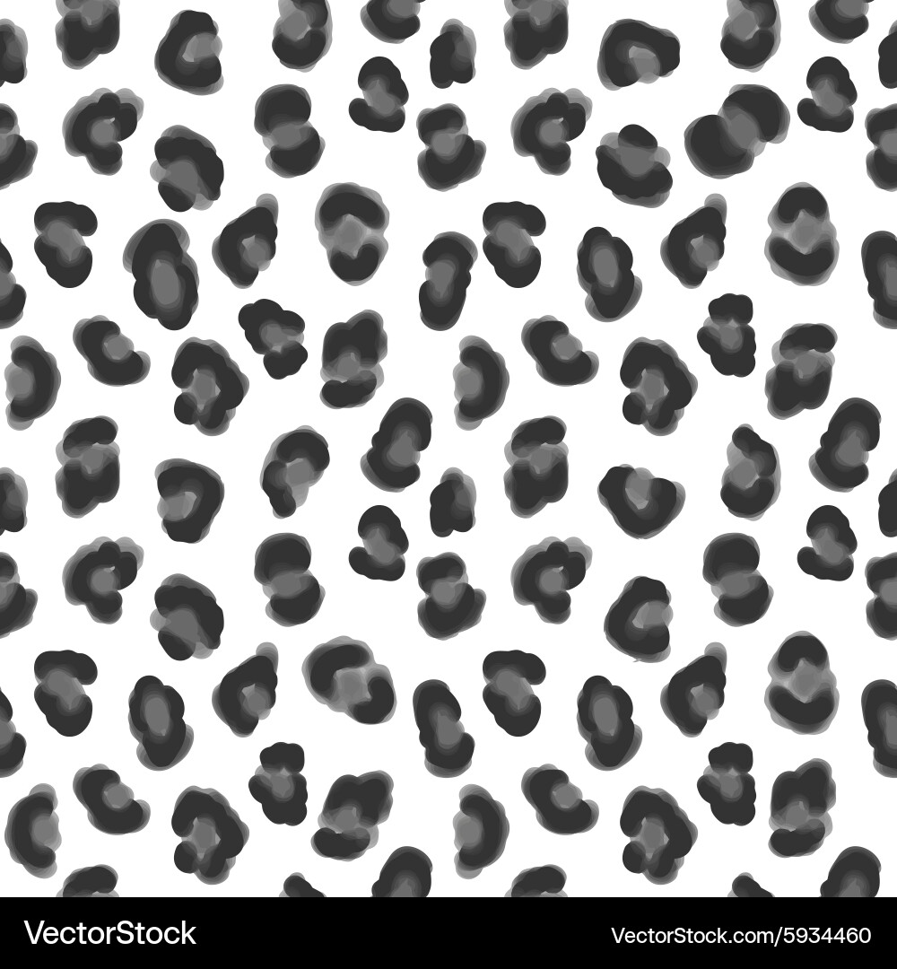 Leopard skin print pattern abstract vector image