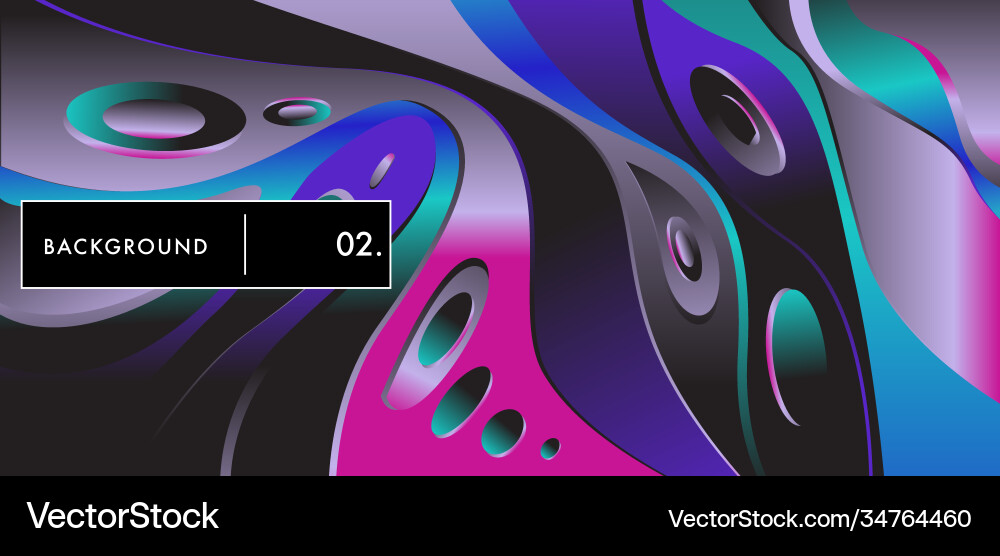 Liquid color background design fluid gradient Liquid color background design fluid gradient vector image