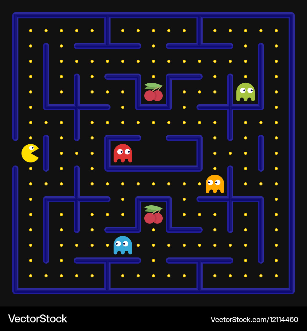 Modern Arcade Game Interface vector image