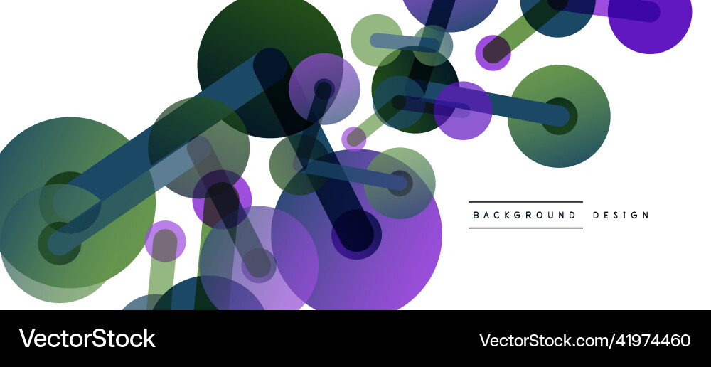 Network concept abstract background dots Vector Image