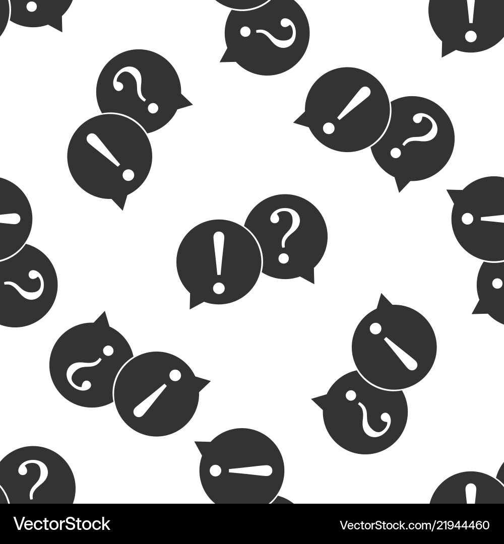 Speech bubbles with question and exclamation marks Speech bubbles with question and exclamation marks vector image