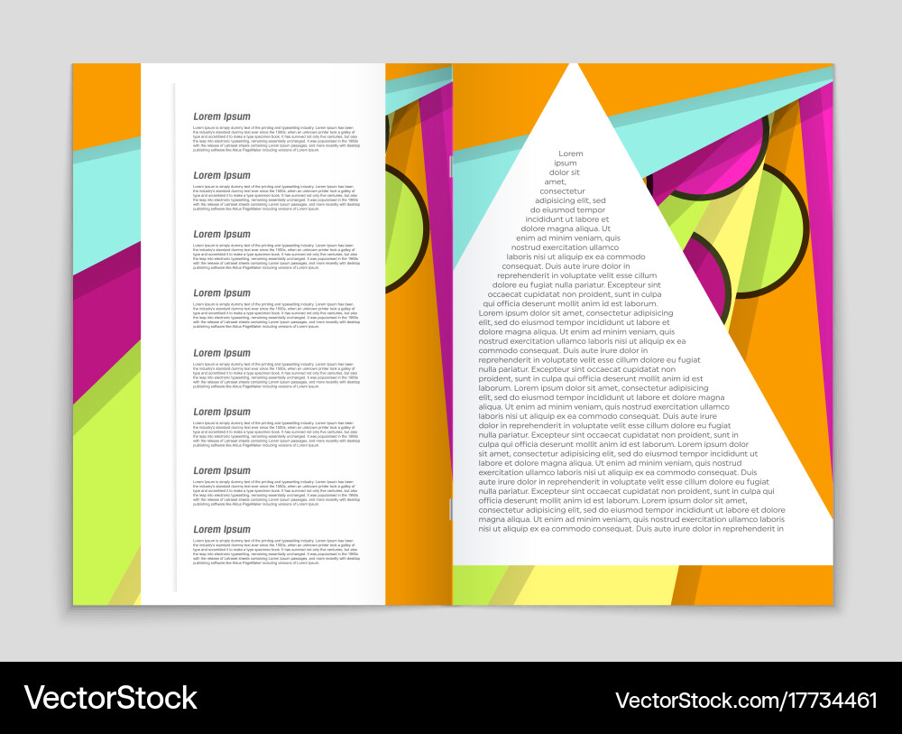 Abstract layout background set for art vector image