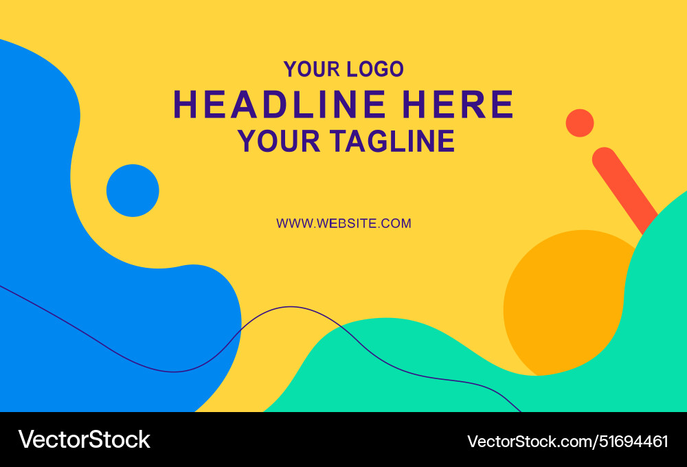 Gradient geometric pattern horizontal banner Gradient geometric pattern horizontal banner Vector Image