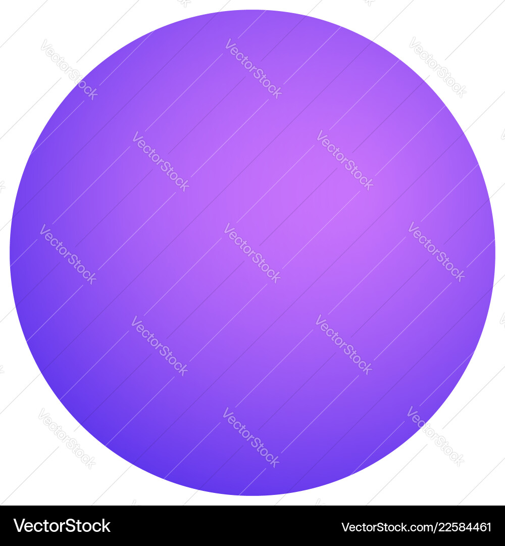 Simple orb with shaded effect colorful bright Simple orb with shaded effect colorful bright vector image