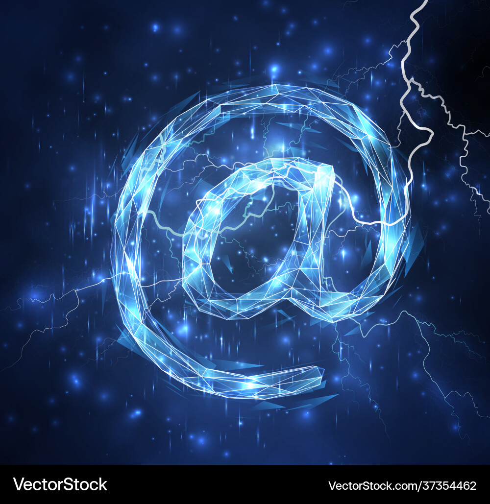 3d object on a background blue sky lightning 3d object on a background blue sky lightning vector image